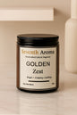 Golden Zest – Lemon, Caramel & Amber Scented Candle